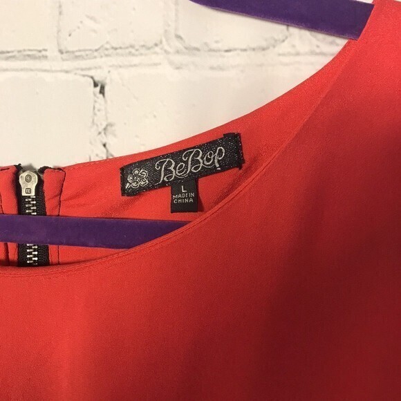 BeBop Woman's Color Block‎ Dress With Elastic Waist Band Size Large - Picture 6 of 8